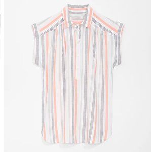LOFT - Striped Dolman Henley Shirt (NWT)